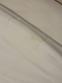 Blood on comforter