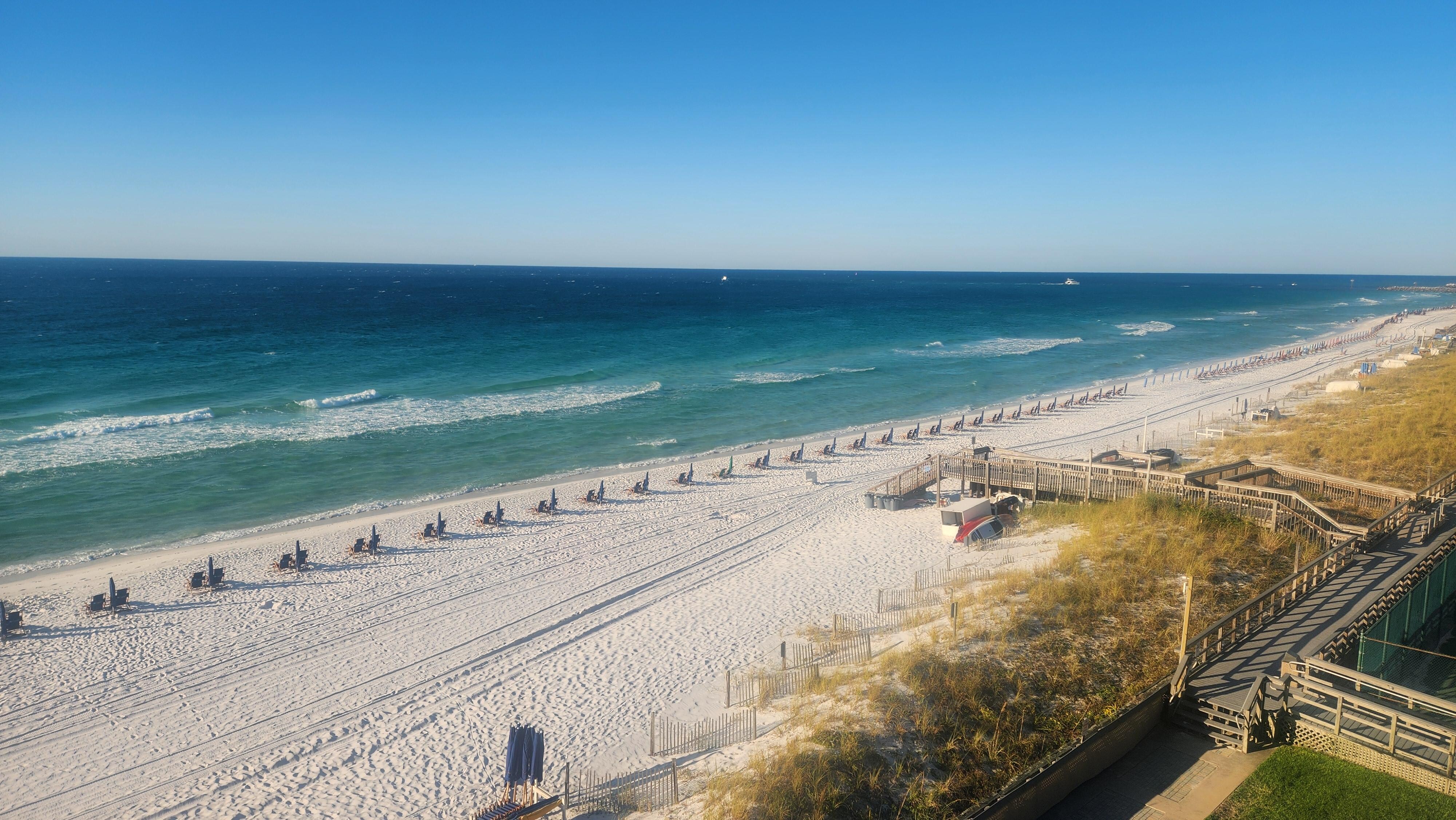 View from the balcony. 