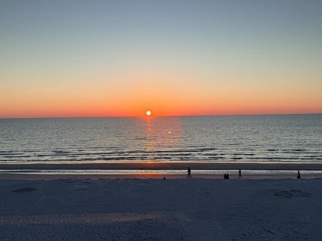 Sunset view from our room