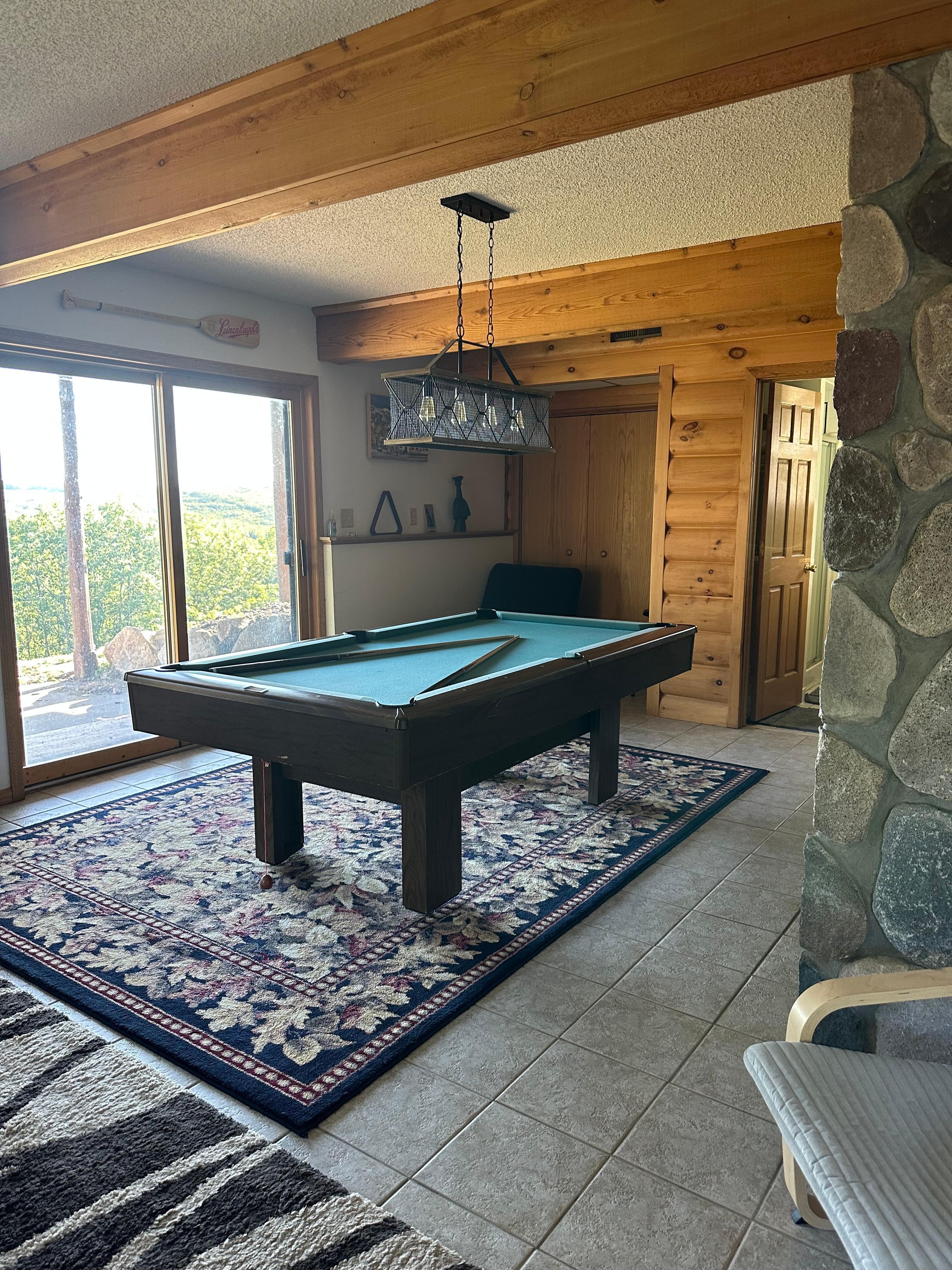 Pool Table and game room