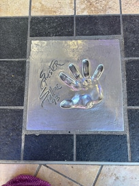 Empreinte star de cinéma