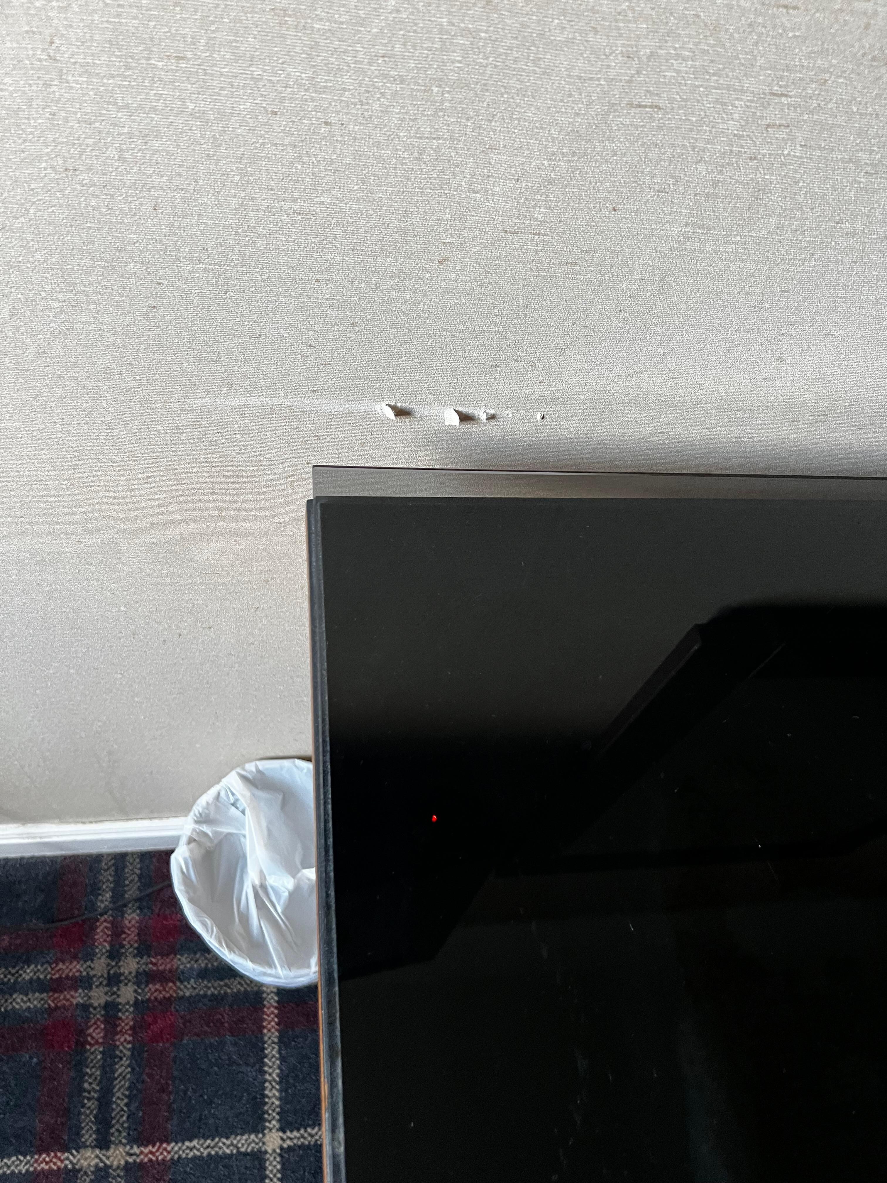 plaster falling off the wall