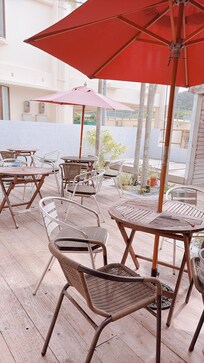 自由に使えるテラス