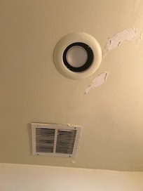 Paint peeling off whole room was peeling