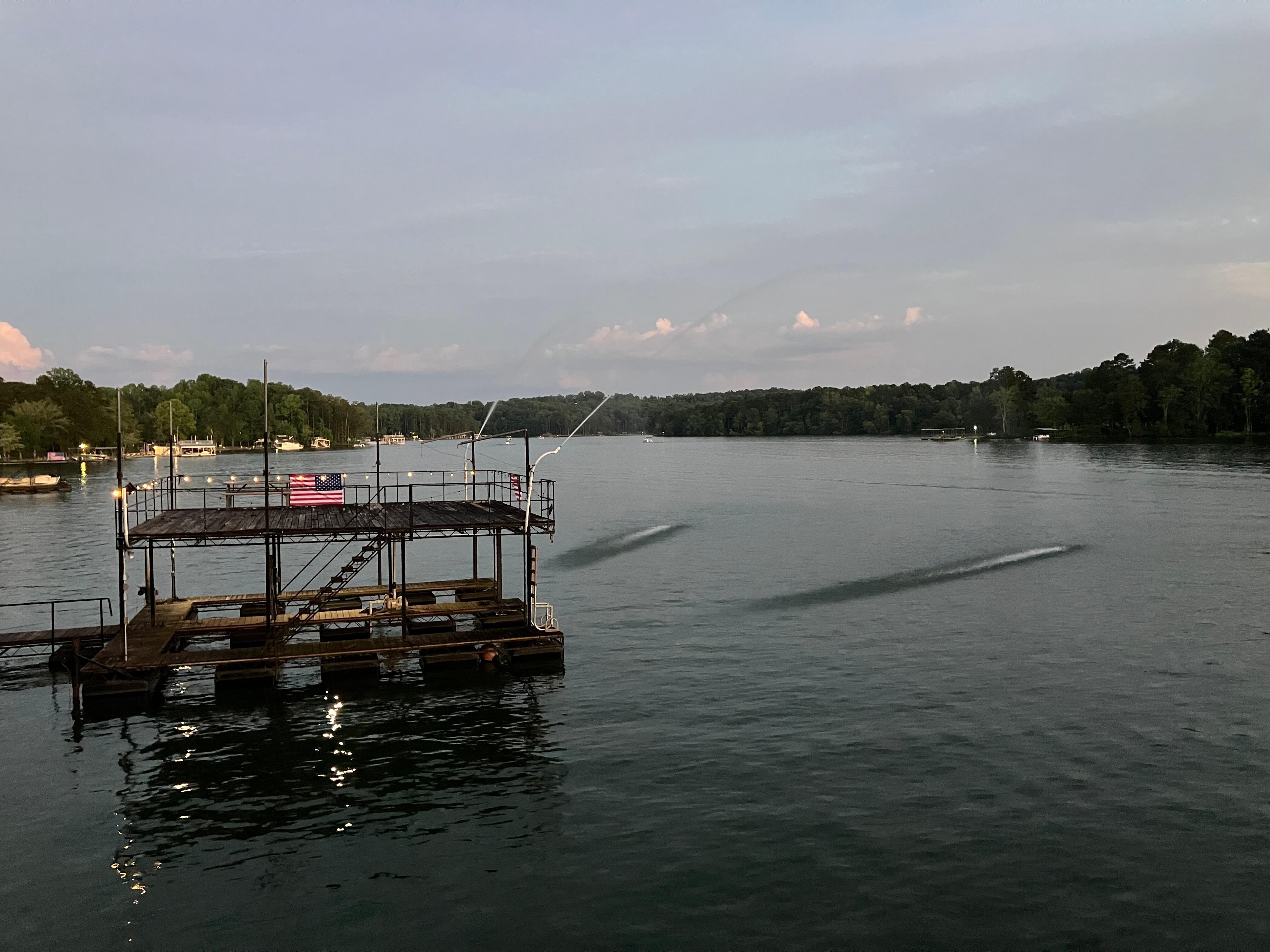 lake from dock