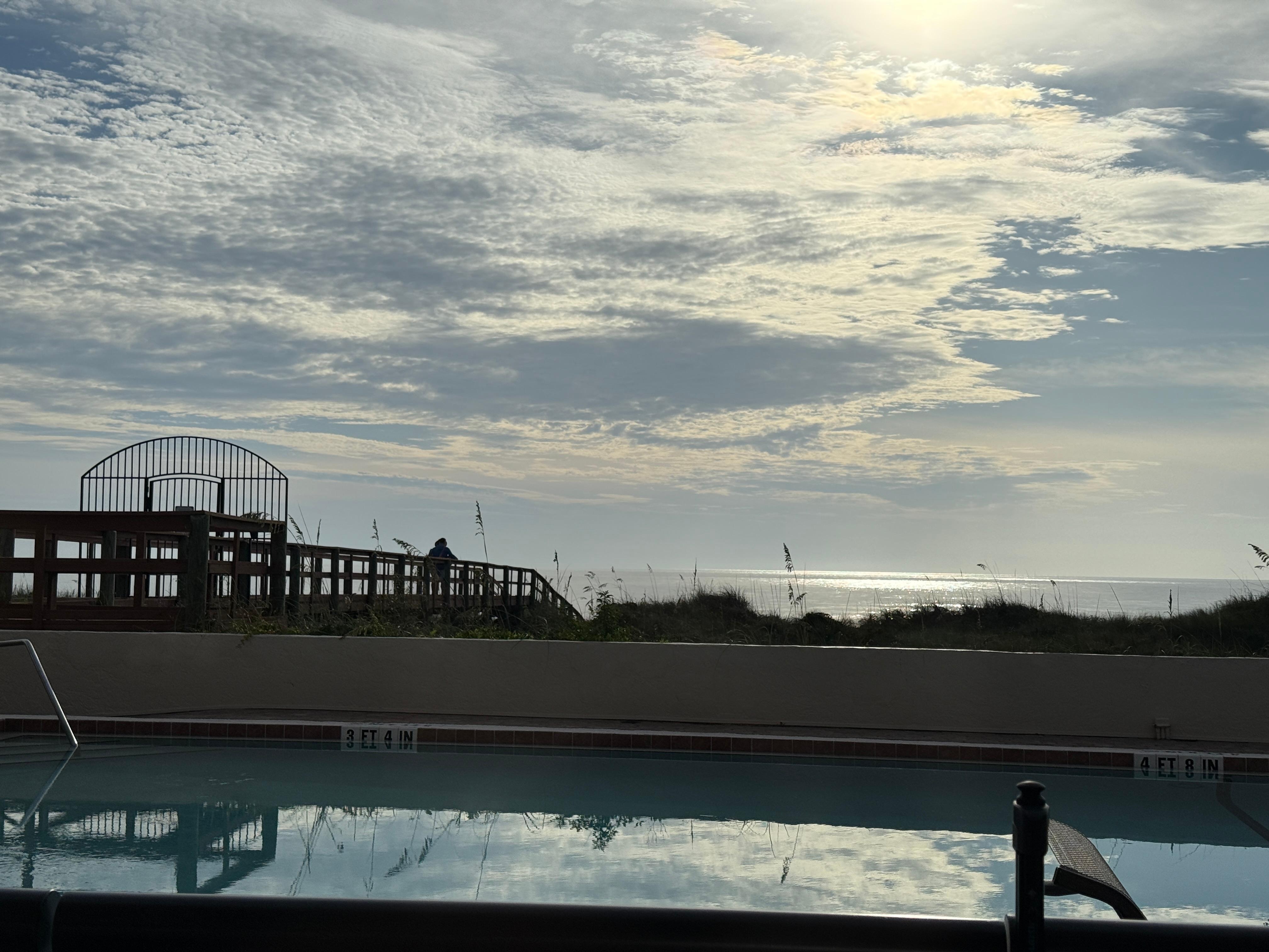 View from our apartment. 