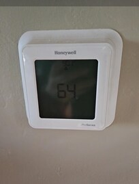 No heat with power outage. We had to move everything into the other room.