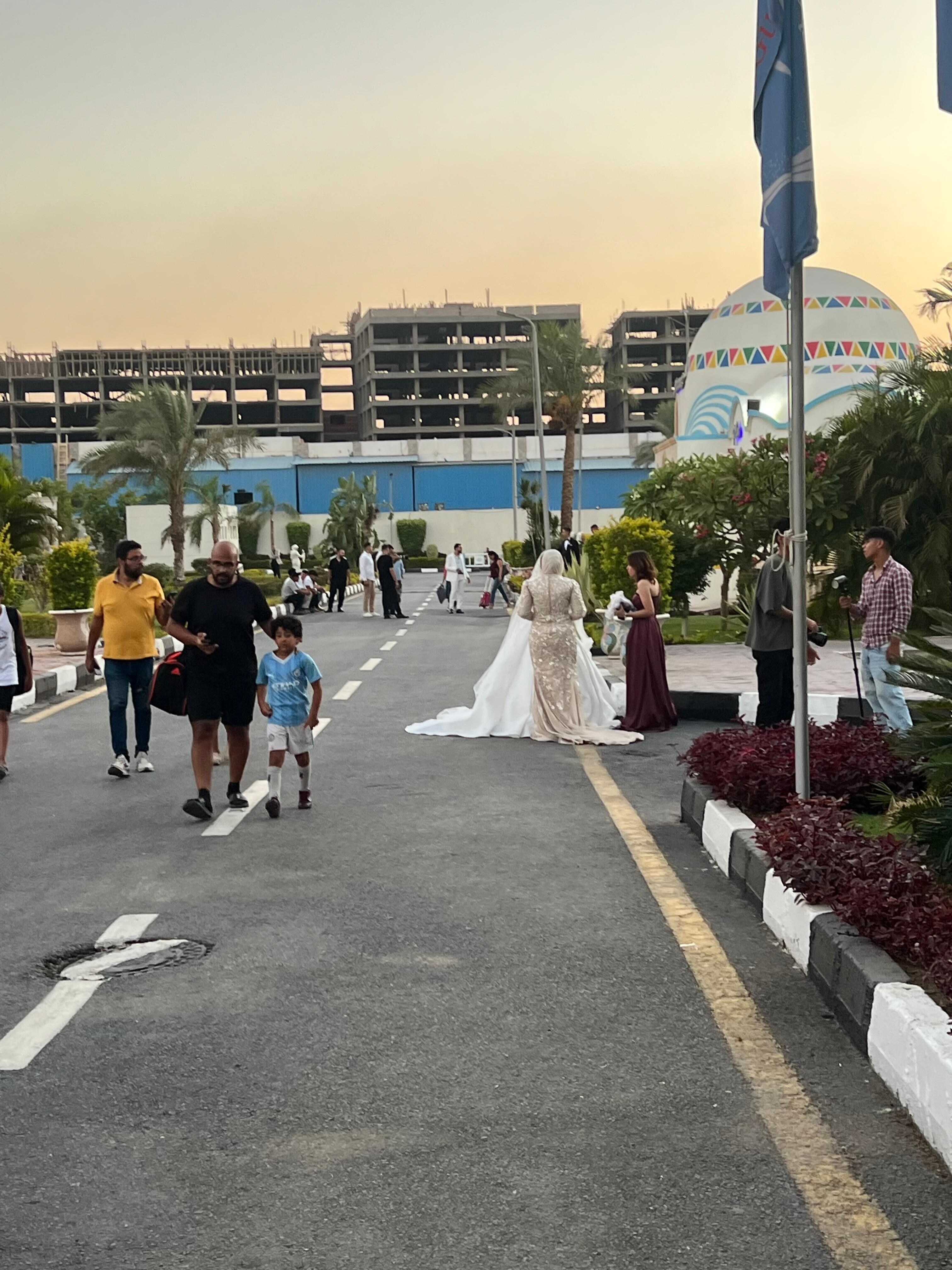 Lots of weddings occur here