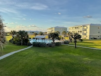 View from balcony, 2d floor. Note there is no elevator.