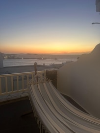 The view from the balcony.