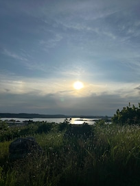 Sunset from the club pool
