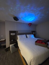 The bed nook was sweet