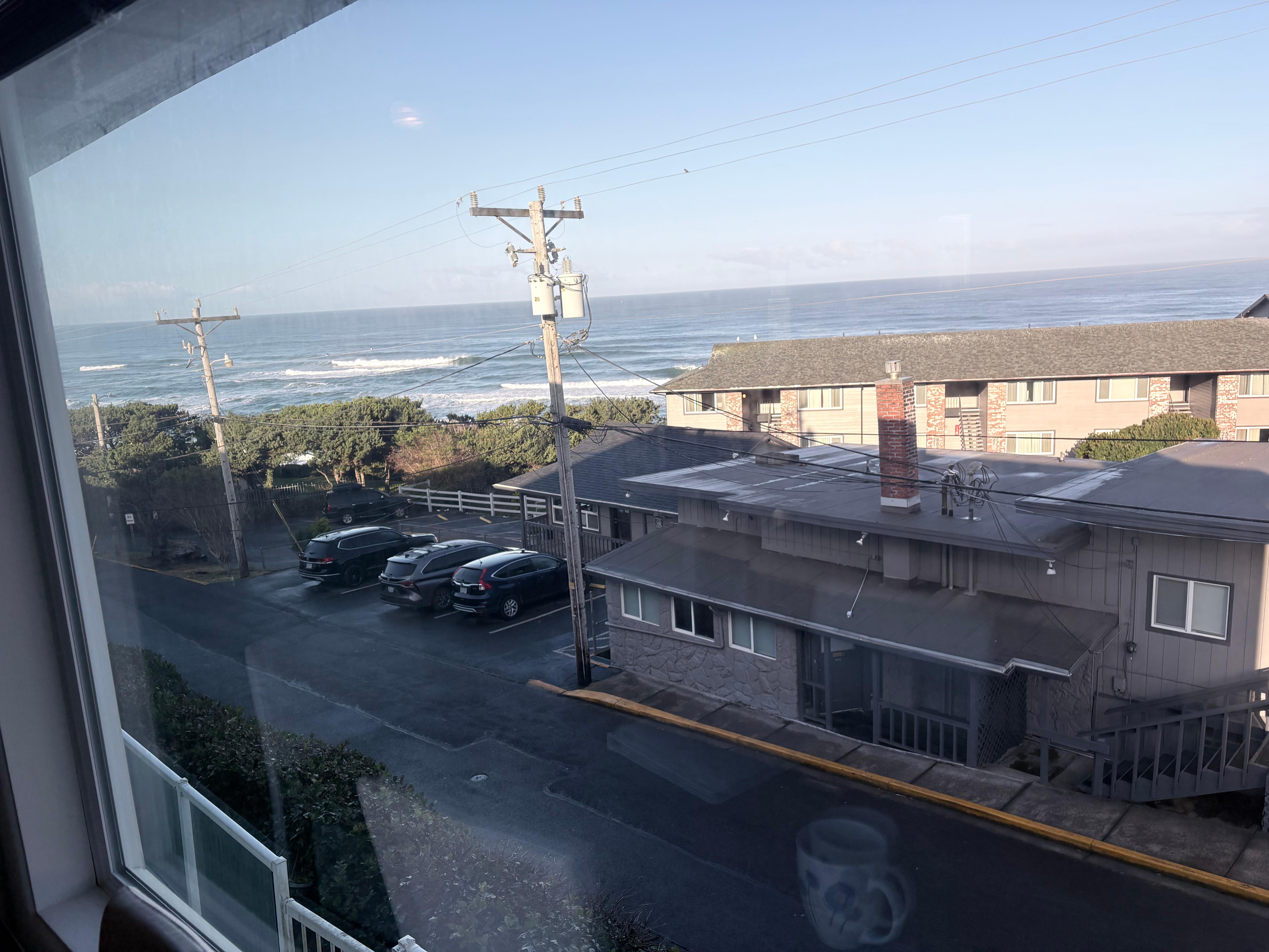 Ocean view from the condo