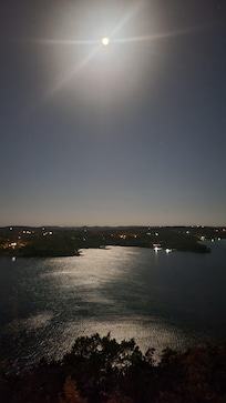Lake by moonlight