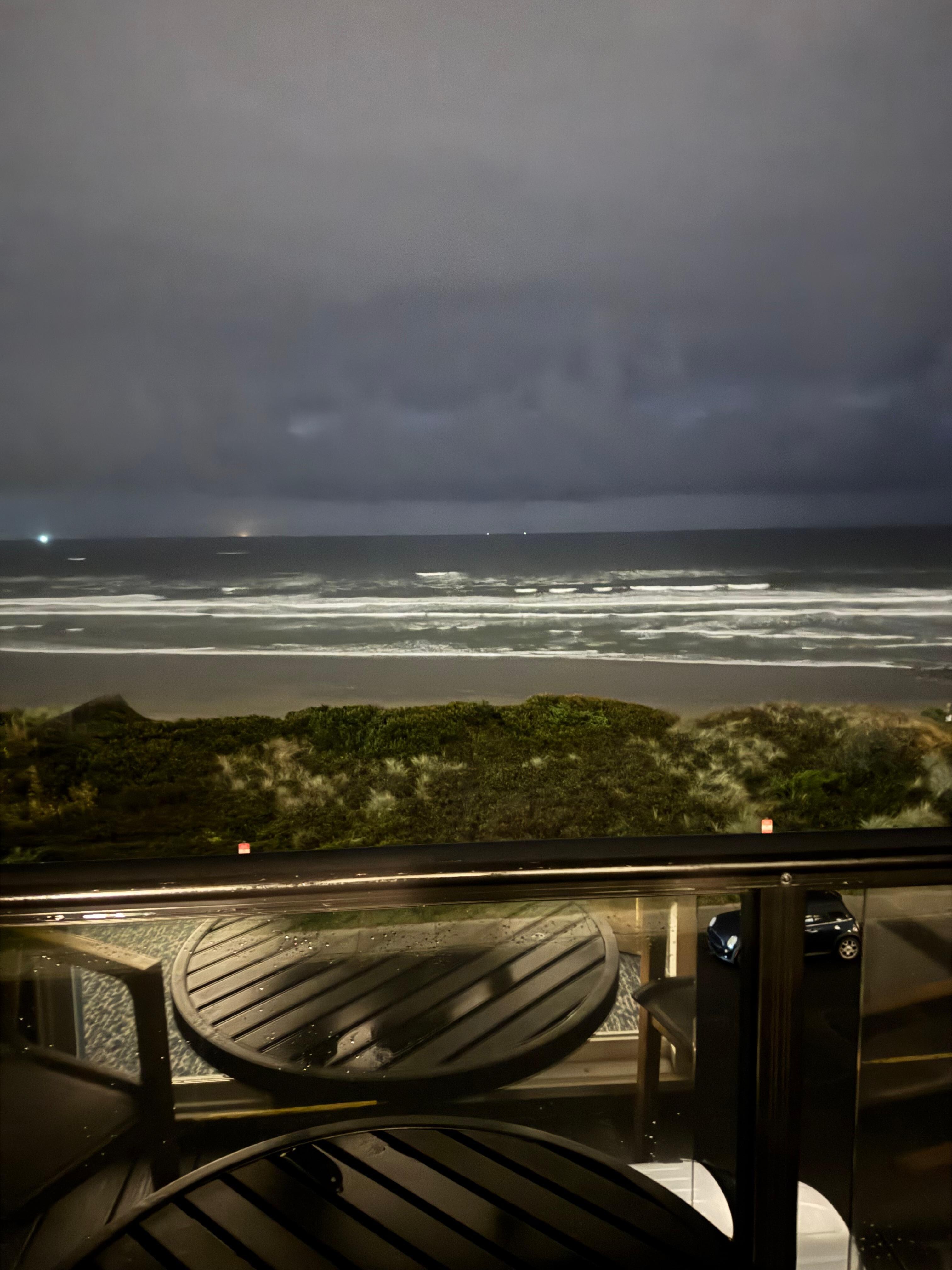 Night Vision view from our balcony