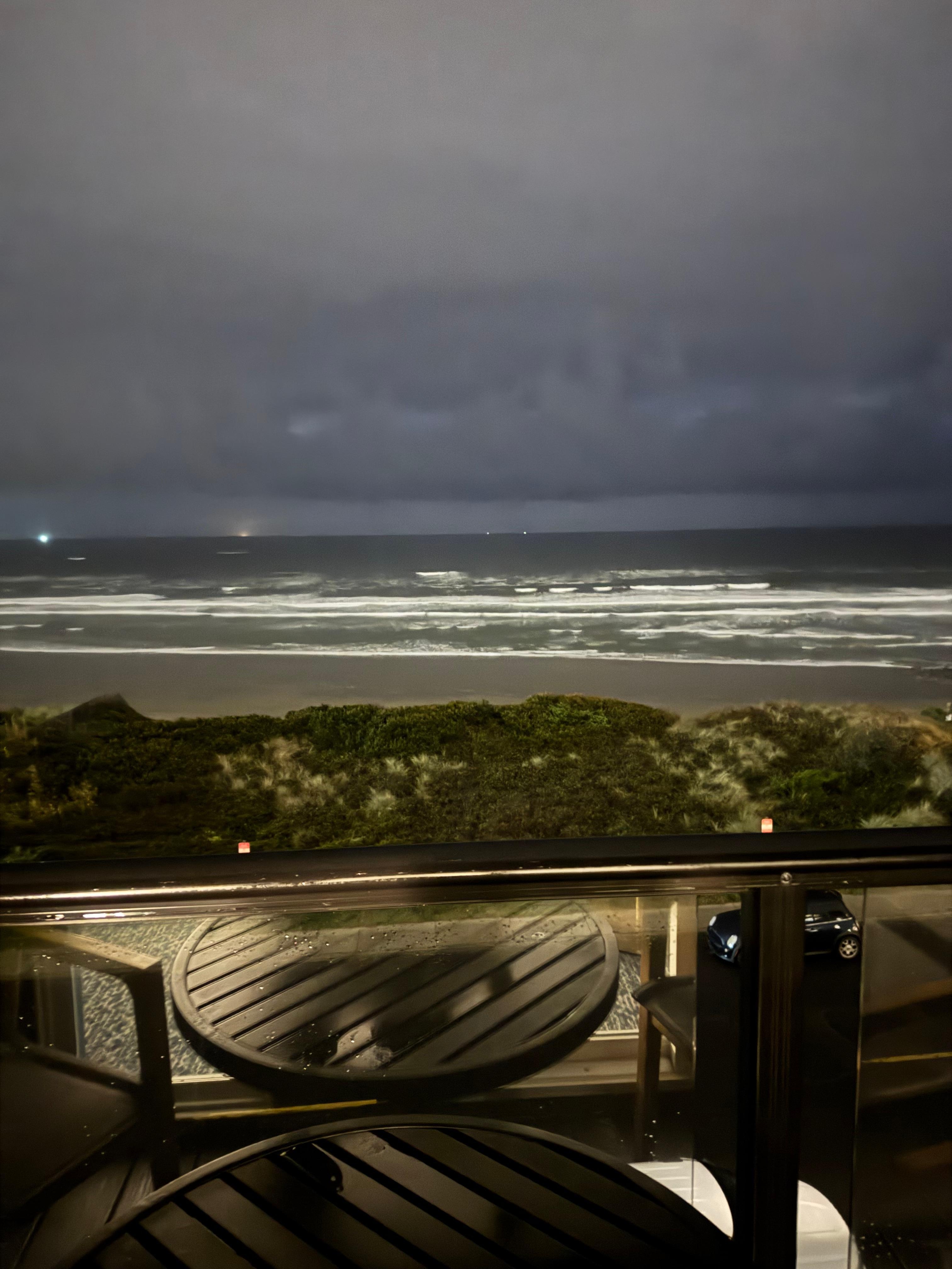 Night Vision view from our balcony