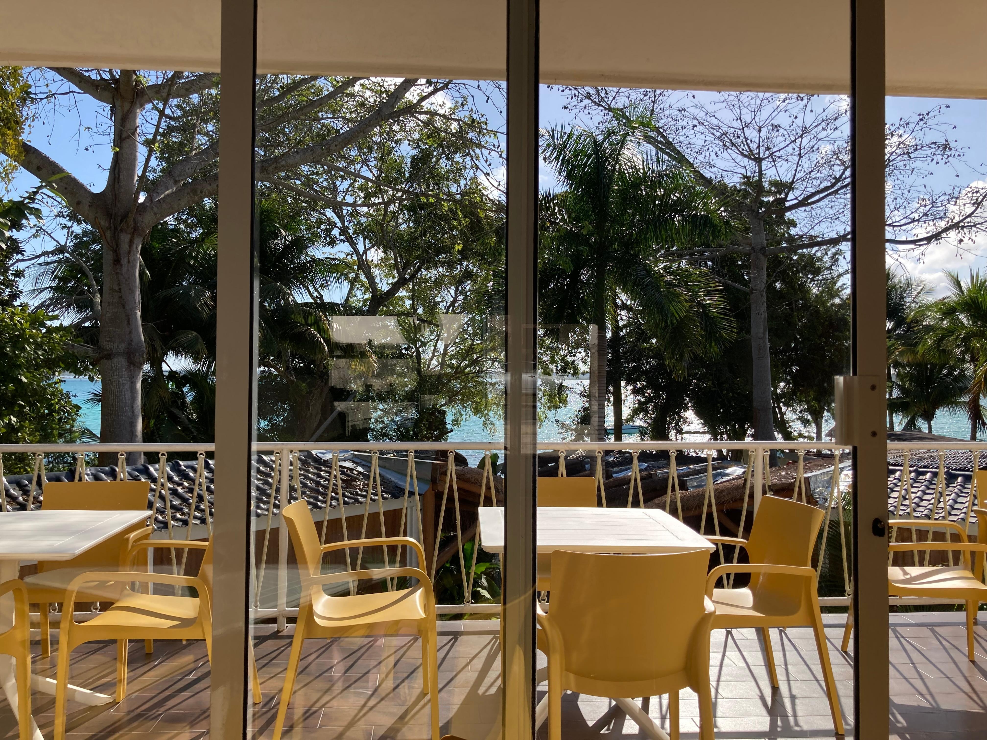 Vista desde el desayunador 