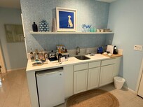 Kitchen in the private suite