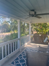 The super cute front porch was a joy to sit on!