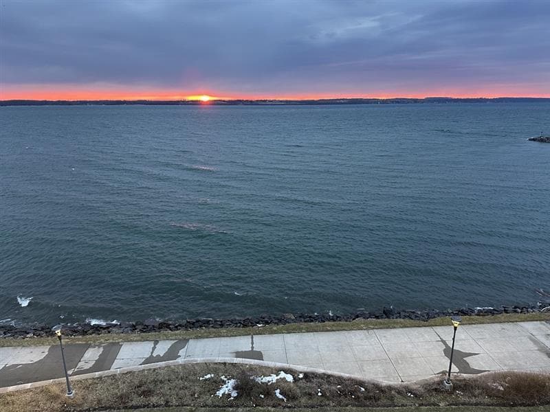 View of sunrise from the room