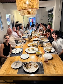 Another wonderful meal awaits us.