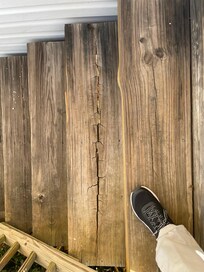 This was the stairs going up to the second level.