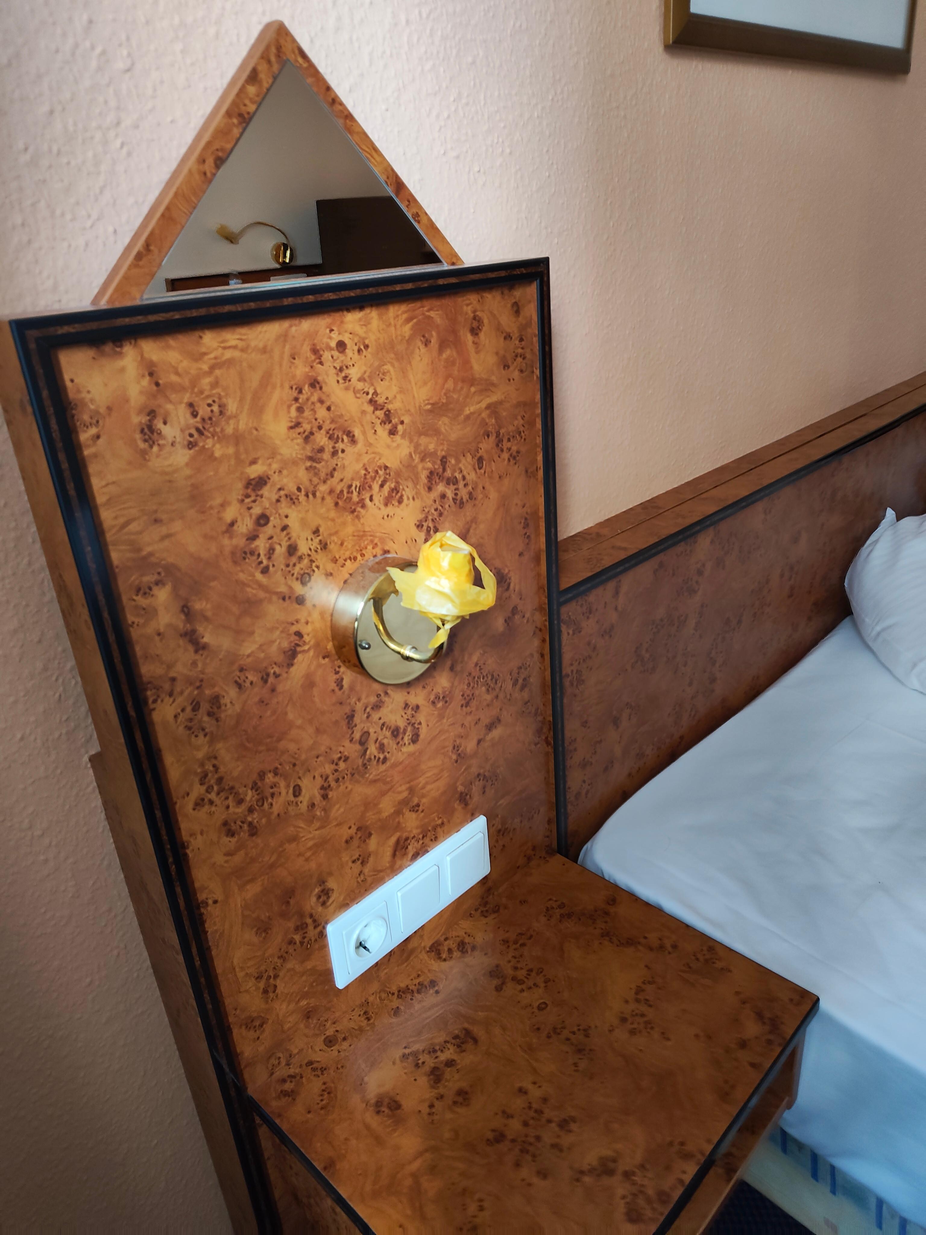 Broken lights in room