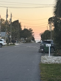 View from the driveway