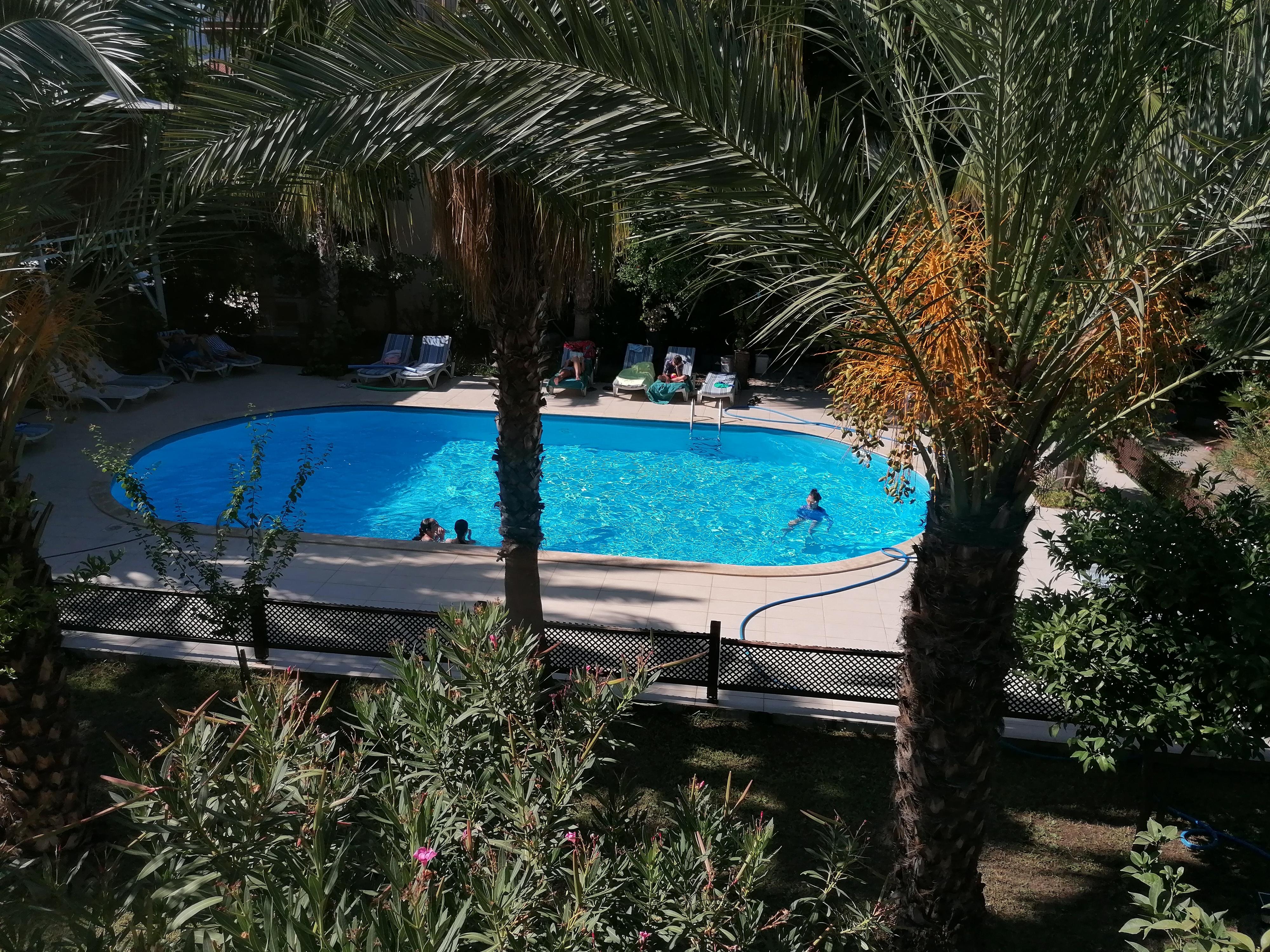 Pool from room balcony