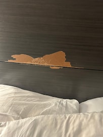 Stripped headboard