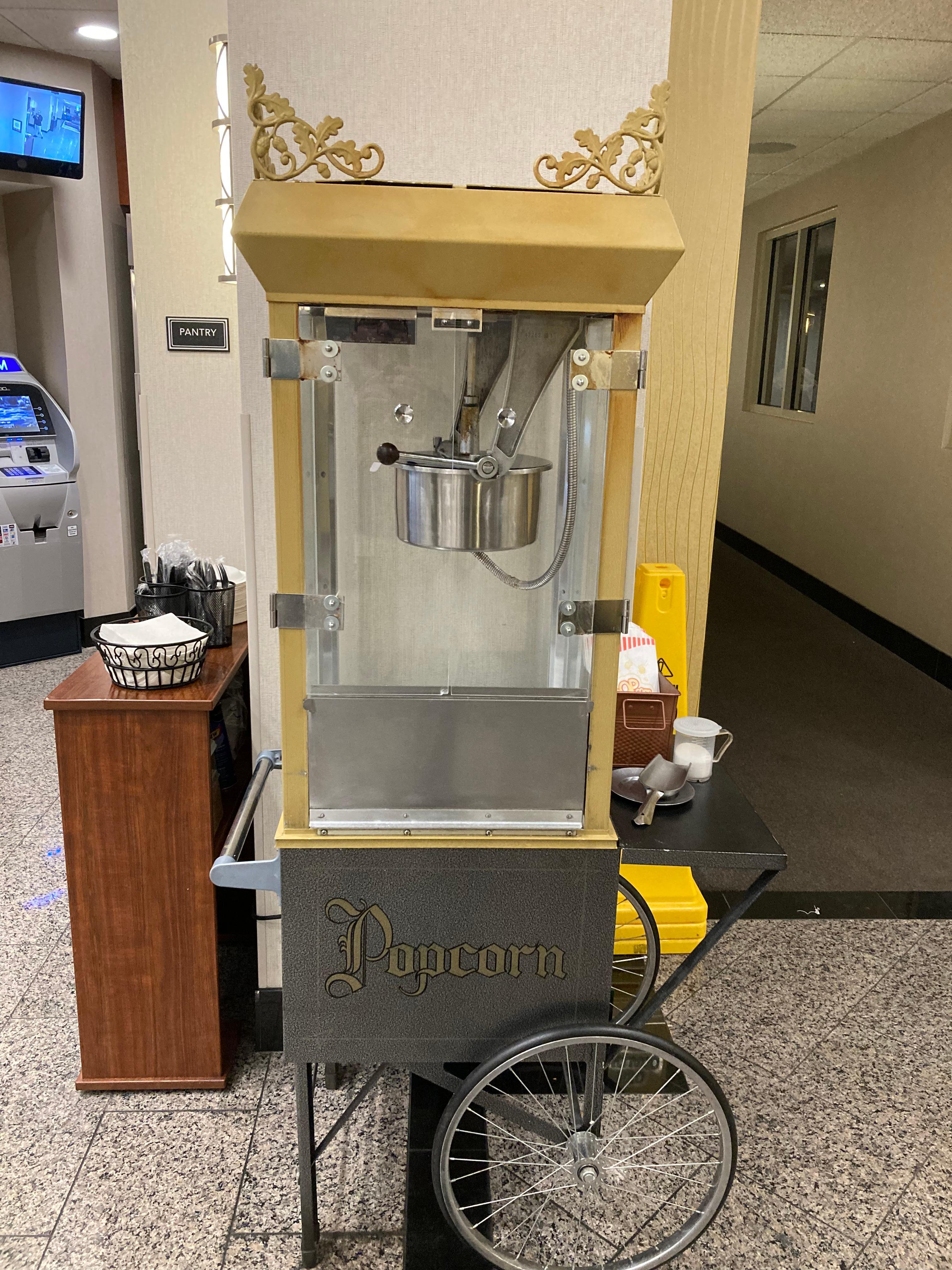 Free popcorn 