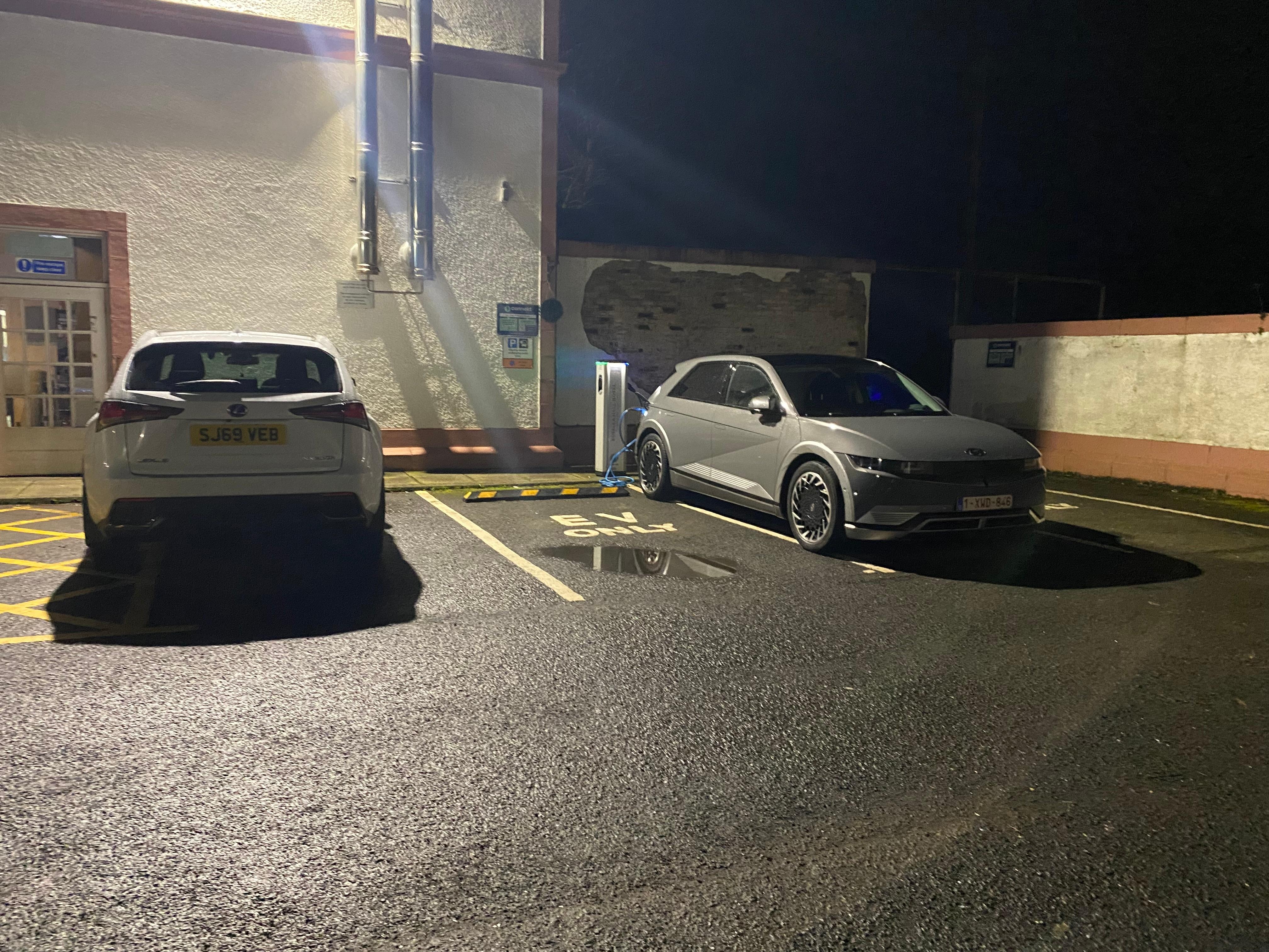 Tight spaces 
Deliveries at this end so expect to get blocked in until unloaded or driver comes back