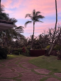 Morning front yard skies