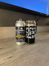 Able to get a beer or wine in the lobby eating area.
