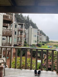 Our beachfront view.