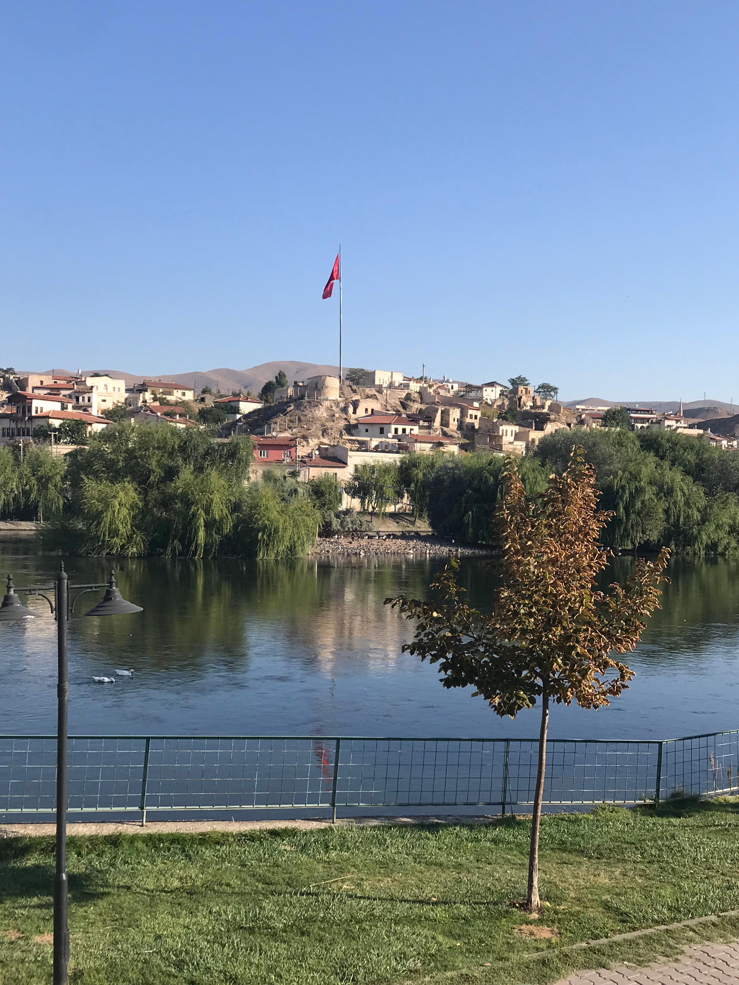 View of the house from the Red River