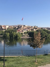 View of the house from the Red River