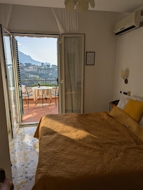 Authentic intimate room with magical balcony.