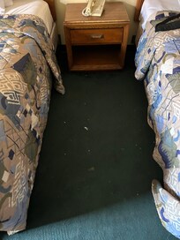 Debris on floor