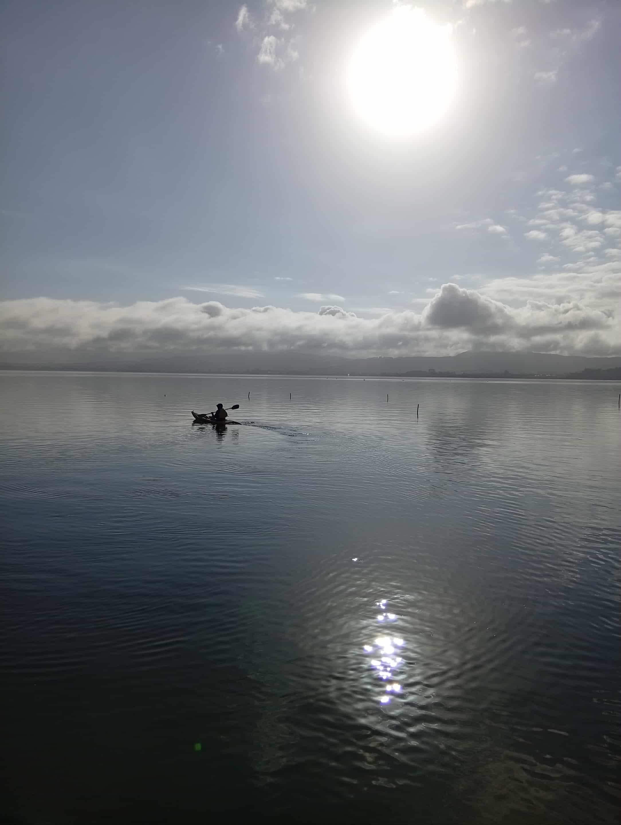 Kayaking on Lake Rotorua