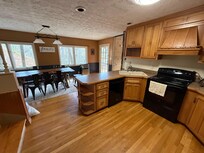 Kitchen, had a lot of cabinet space to store food