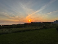 Another sunset view from back of deck