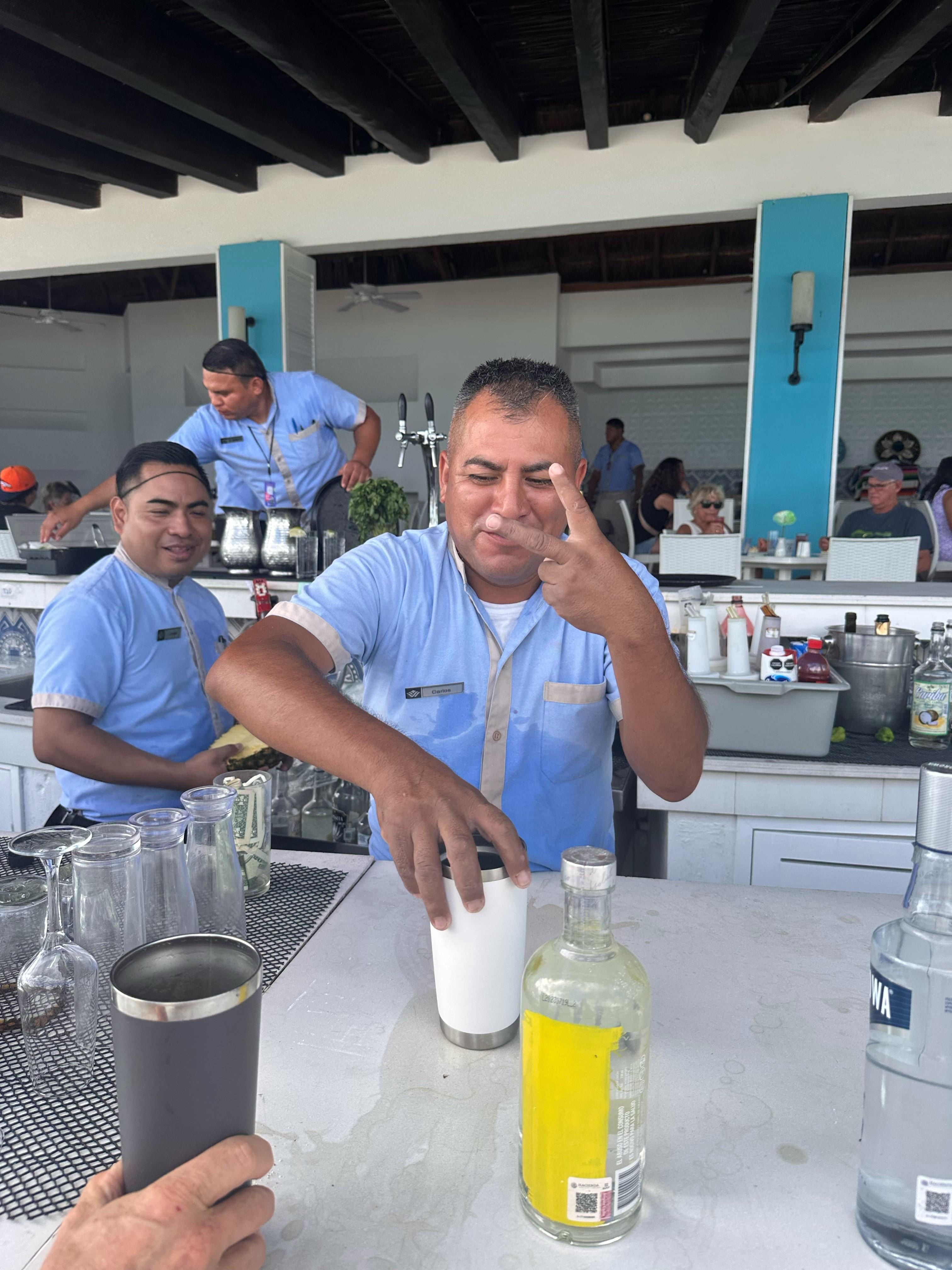 Carlos at the Pina Colada got it right everytime!!