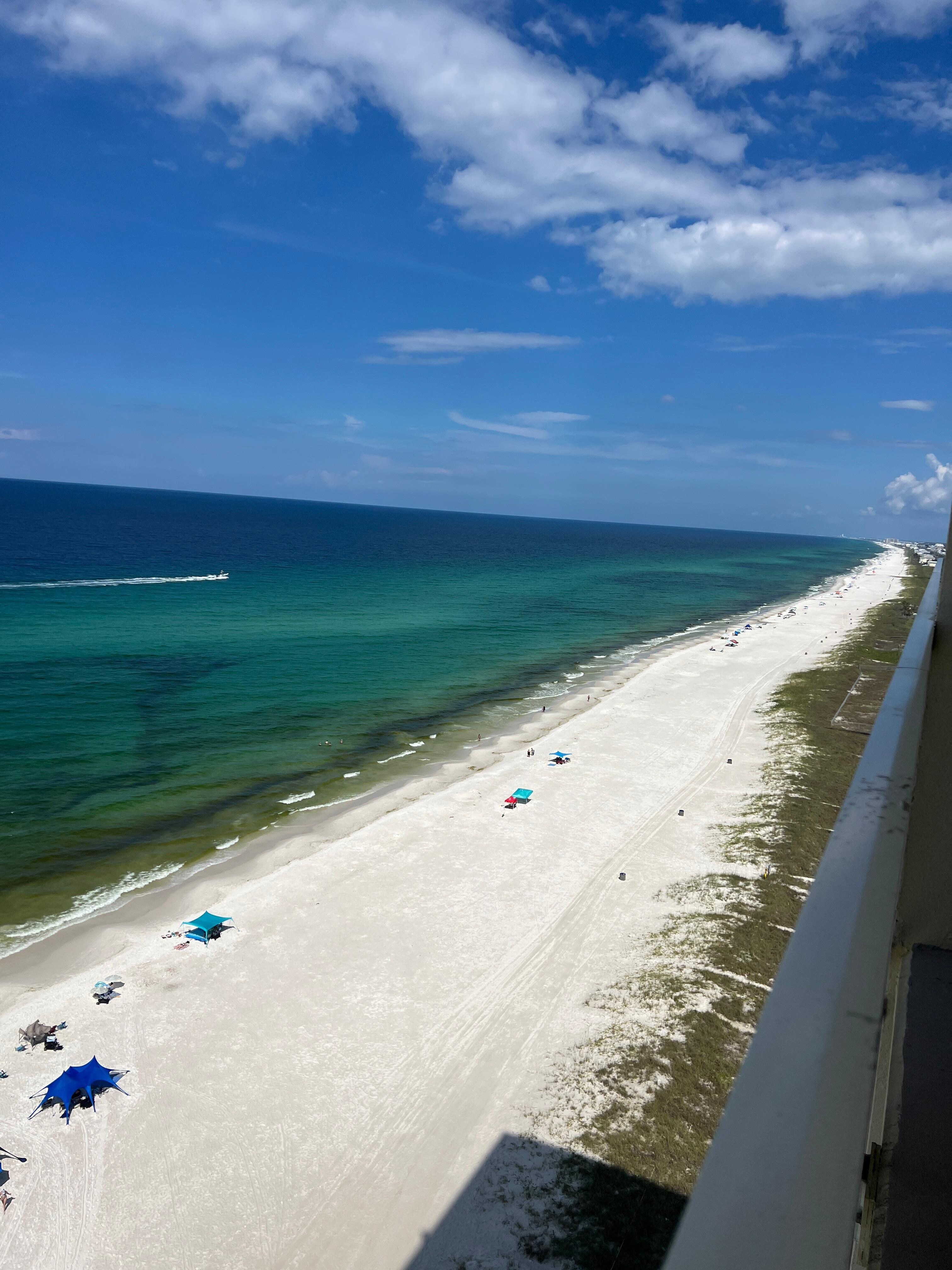 Gorgeous views from the balcony.