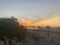 Sunset from our balcony