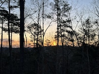 Sunrise from the back porch.