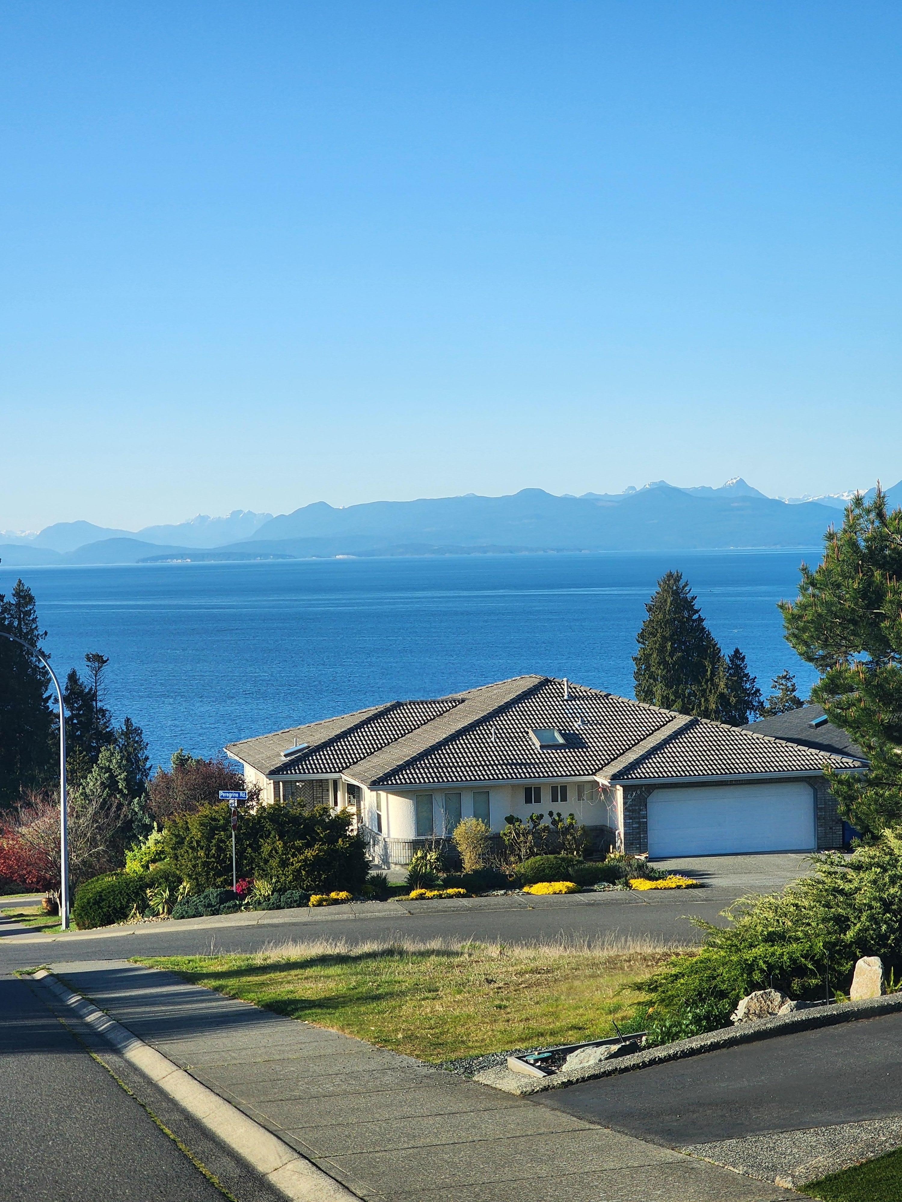 A block from the house