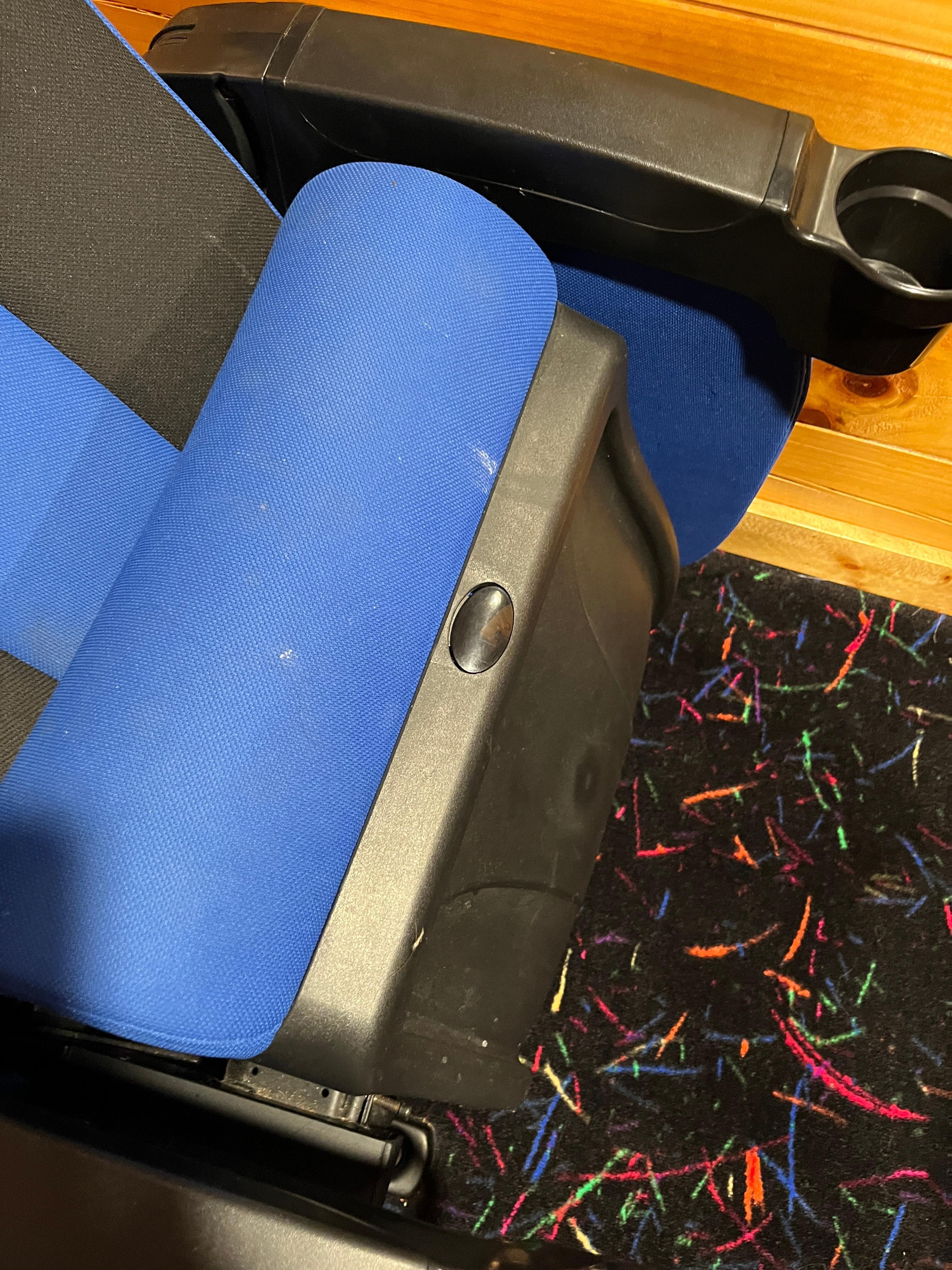 Stained movie room chair 2