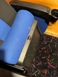 Stained movie room chair 2