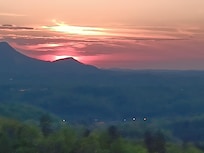 Sunset off the deck.